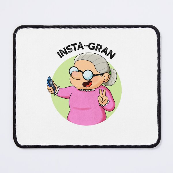 Item preview, Instagran Social Media Funny Grandma Puns designed and sold by punnybone.