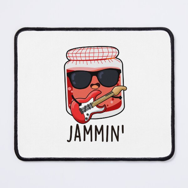 Item preview, Jammin Rocker Funny Jam Puns  designed and sold by punnybone.