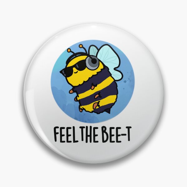 Item preview, Feel The Bee-t Funny Bee Puns  designed and sold by punnybone.