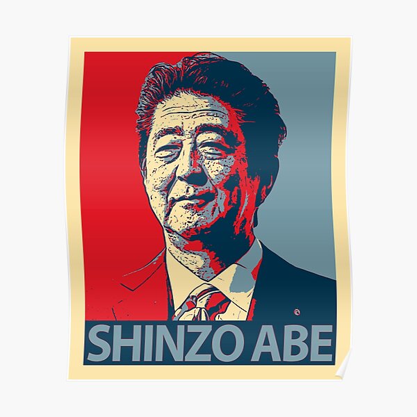 “Shinzo Abe” Poster for Sale by TomlinsonArt | Redbubble