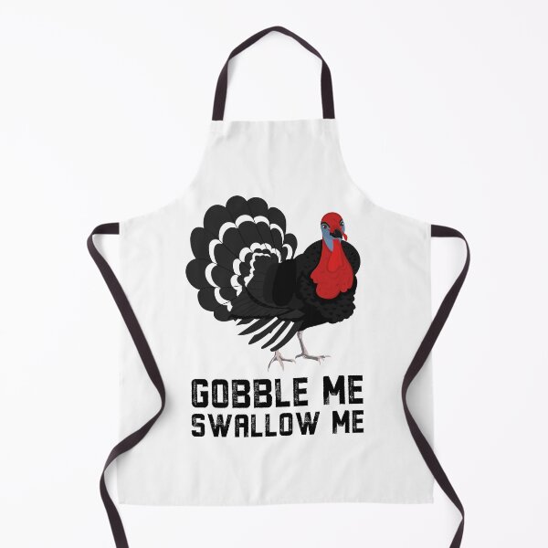 Item preview, Gobble Me Swallow Me Funny Thanksgiving Turkey Illustration Trot designed and sold by Nepaz-Designs.