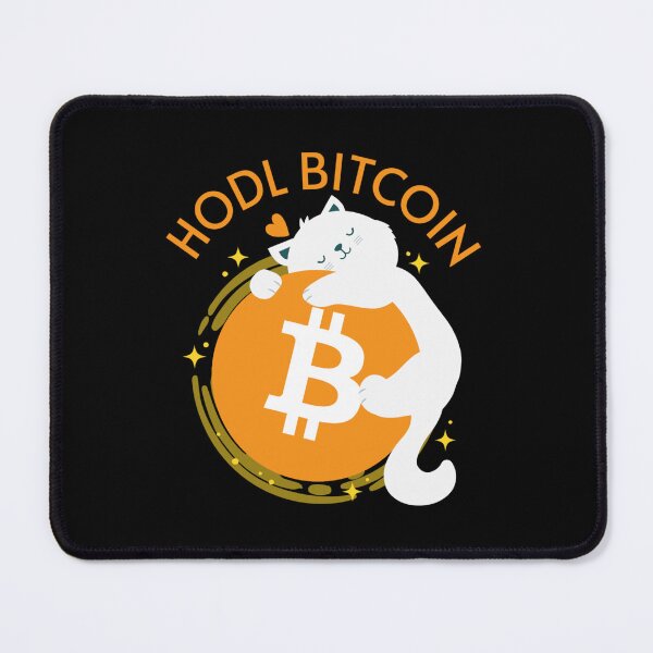 Item preview, Cat HODLing Bitcoin designed and sold by CryptoBeings.