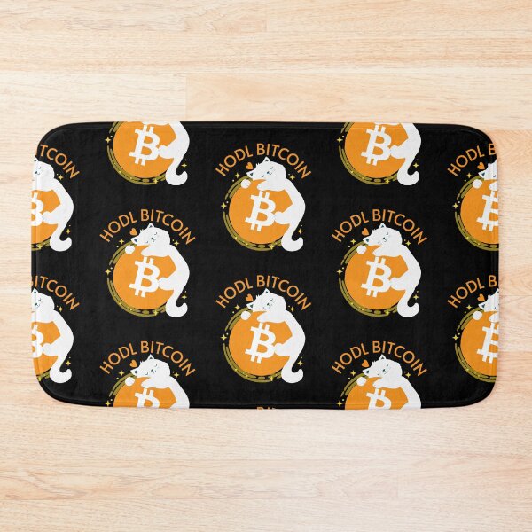 Item preview, Cat HODLing Bitcoin designed and sold by CryptoBeings.