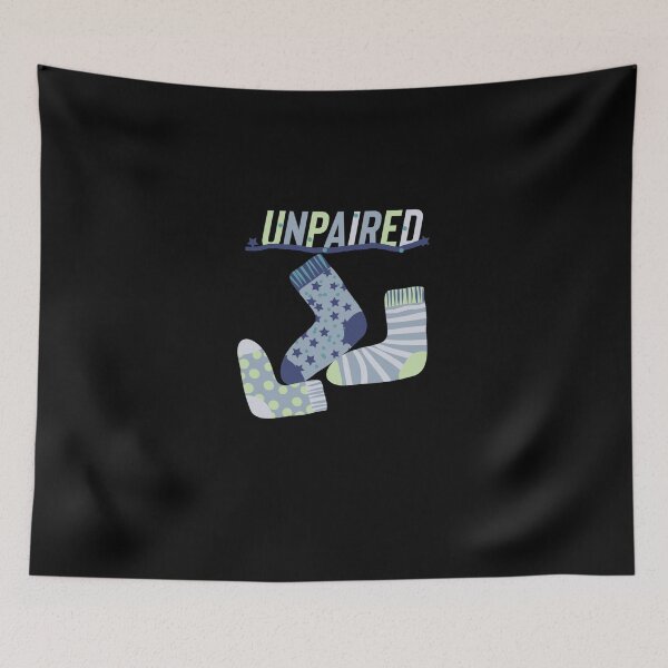 Item preview, scattered unpaired socks pattern designed and sold by rudentwbut.