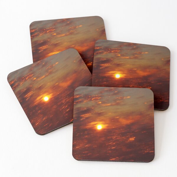 Item preview, Red Sunset Water Splashes designed and sold by Nalinne Jones.