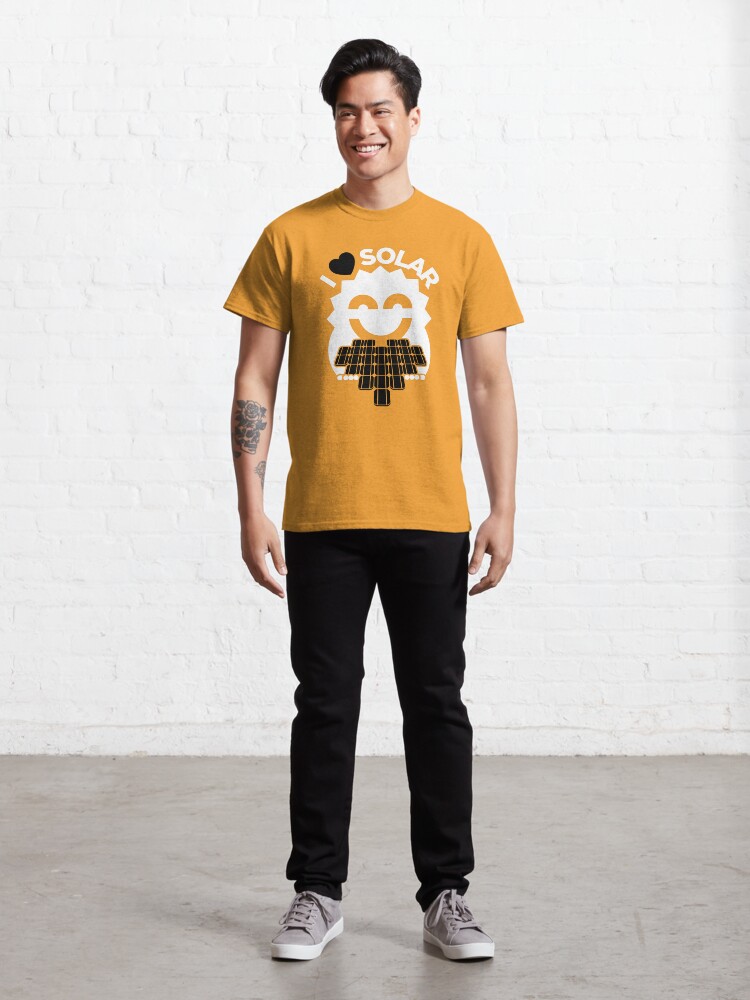 Thumbnail 3 of 7, Classic T-Shirt, The Sun Loves Solar designed and sold by Jarren Nylund.