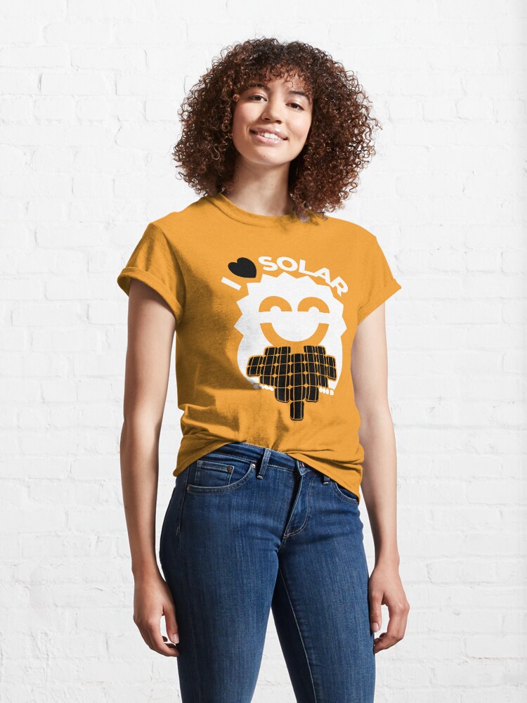 Thumbnail 4 of 7, Classic T-Shirt, The Sun Loves Solar designed and sold by Jarren Nylund.