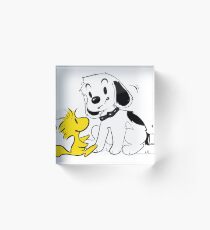 Snoopy and Woodstock - Peanuts Acrylic Block