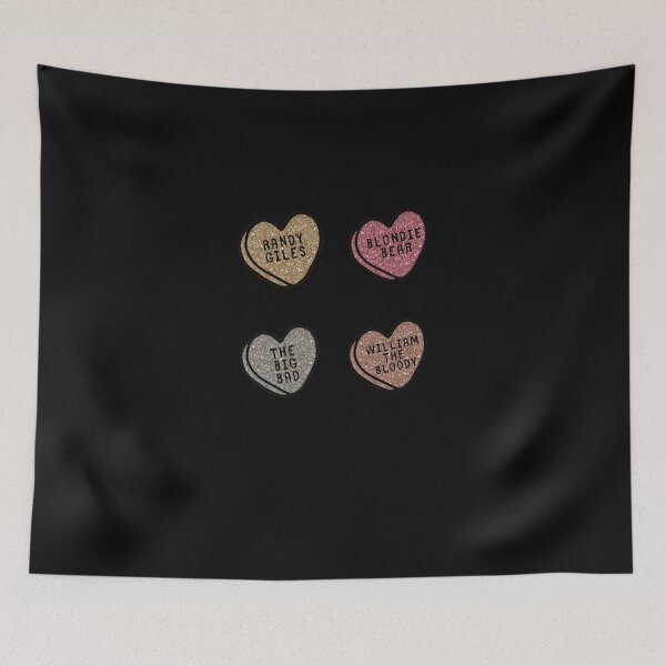 Item preview, Spike Glitter Hearts Buffy Stickers designed and sold by keupercvwex.