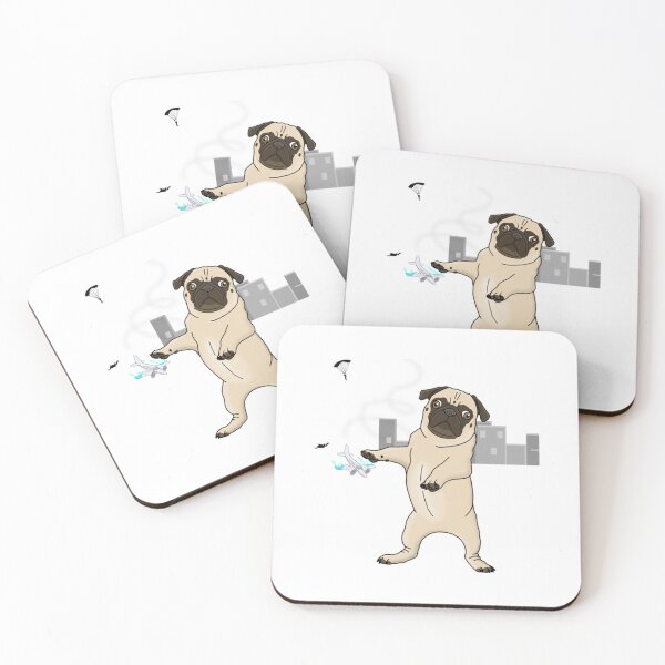 Item preview, Attack of the Massive Pug!!!     designed and sold by GalletasTees.