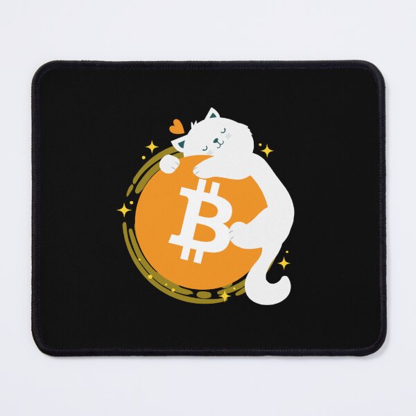 Item preview, Cat HODLing Bitcoin designed and sold by CryptoBeings.