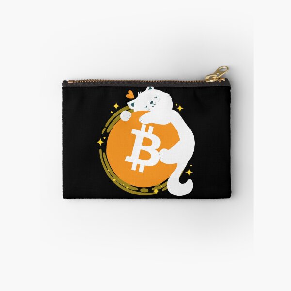 Item preview, Cat HODLing Bitcoin designed and sold by CryptoBeings.