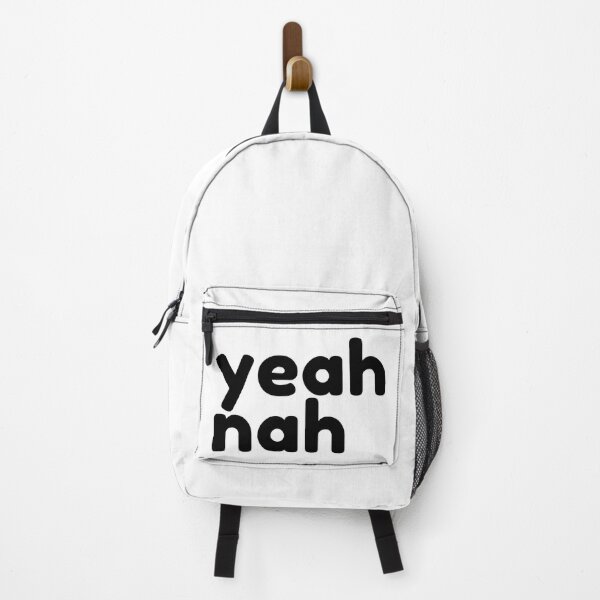 Item preview, Yeah Nah. Funny Sarcastic NSFW Rude Inappropriate Saying designed and sold by That Cheeky Tee.