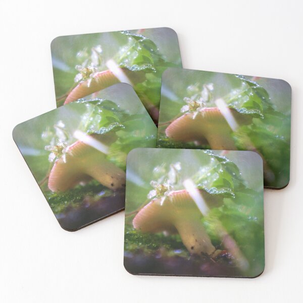 Item preview, Red Capped Mushroom in the Rain designed and sold by Nalinne Jones.