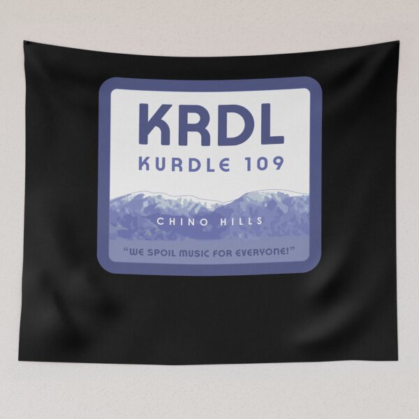 Item preview, KRDL Kurdle 109 Chino Hills Radio Station Logo Classic  designed and sold by delphauhligr.