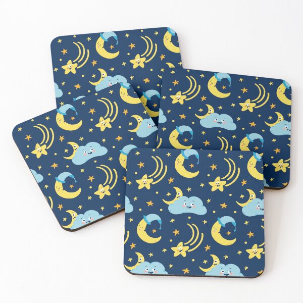 Item preview, Cute moon and star pattern designed and sold by javakufi88.