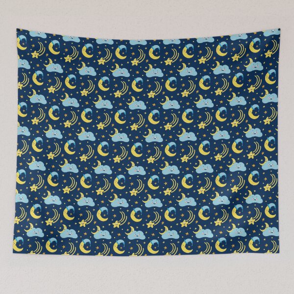 Item preview, Cute moon and star pattern designed and sold by javakufi88.