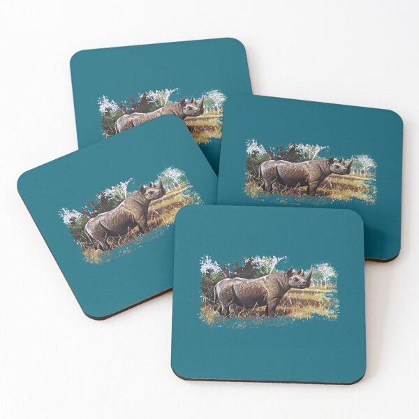 Item preview, Black african rhino   designed and sold by GalletasTees.