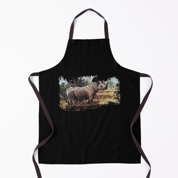 Item preview, Black african rhino designed and sold by GalletasTees.