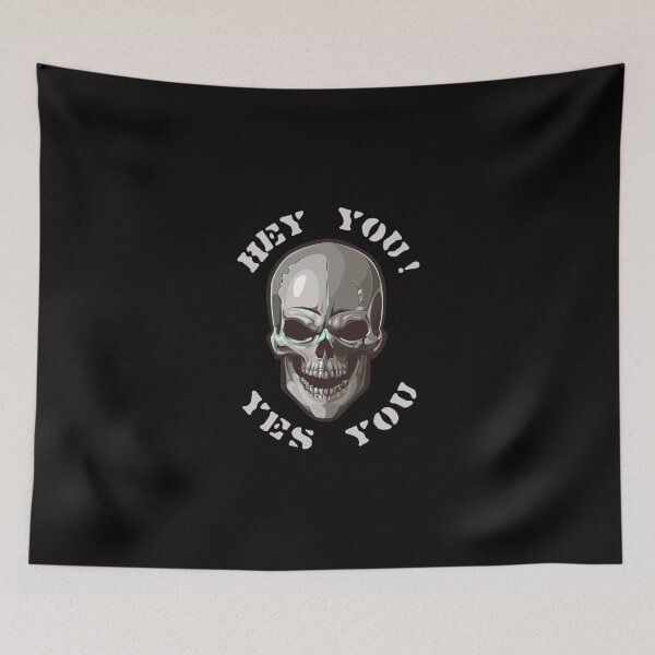 Item preview, Hey You Yes You Skeletor Racerback Tank Top designed and sold by donnielnah.