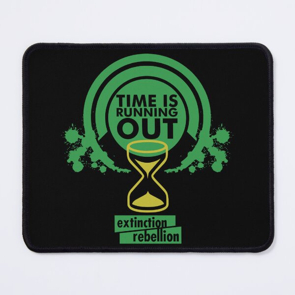Item preview, Time Is Running Out Extinction Rebellion Protest Sticker designed and sold by gloria1os.