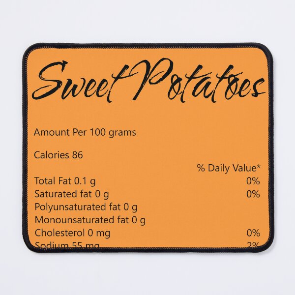 Item preview, Sweet Potatoes Nutrition Facts designed and sold by hockeng.