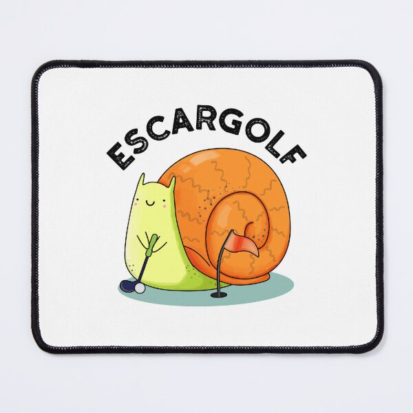 Item preview, Escar-golf Funny Escargot Puns designed and sold by punnybone.
