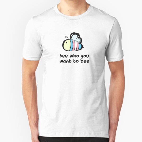Trans Pride Bee Slim Fit T-Shirt