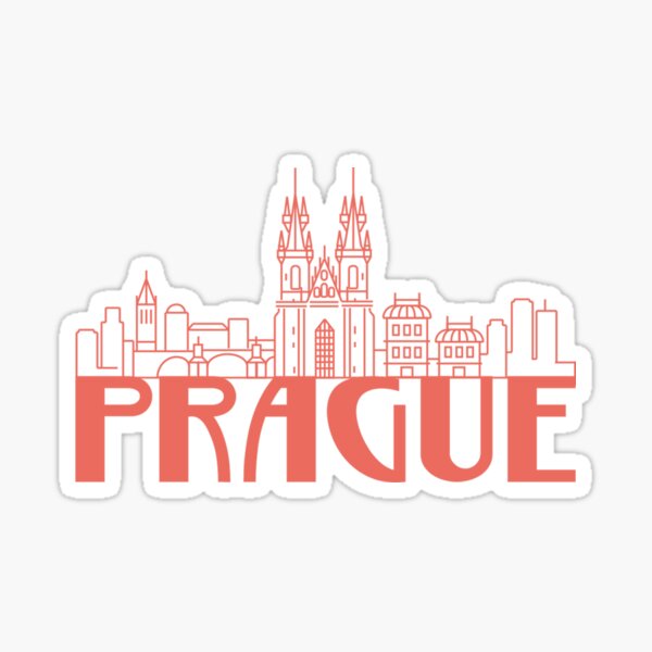 Prague Czech Sticker