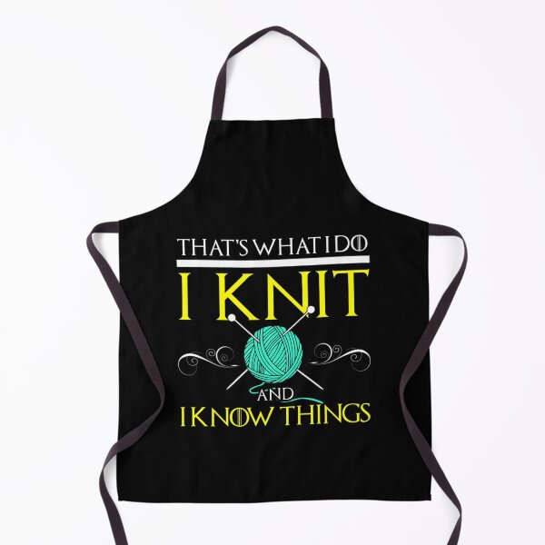Item preview, Knit And I Know Things Geek Knitting designed and sold by first-look.