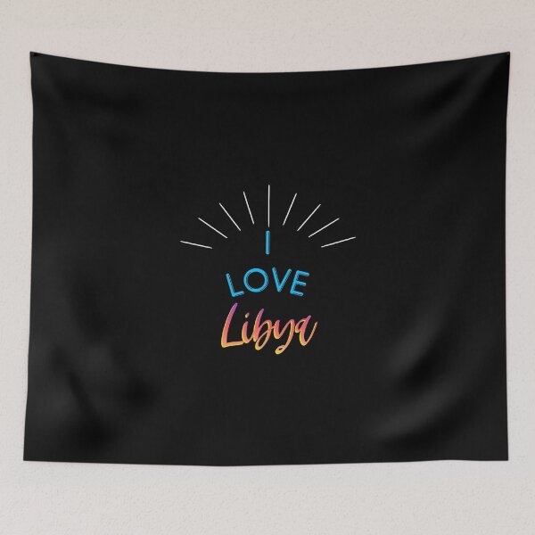 Item preview, I love Libya, color art designed and sold by artdragongift 15.