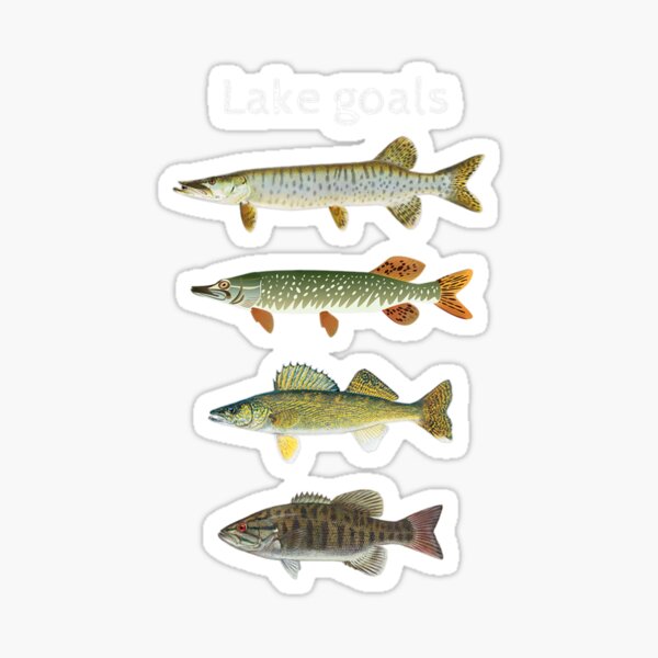 Item preview, Objectifs du lac Pêche au maskinongé, au brochet, au doré, au poisson à petite bouche designed and sold by first-look.