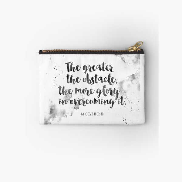 Item preview, The Greater The Obstacle, The More Glory In Overcoming It - Overcome Obstacles Quotes designed and sold by Buddhaport.