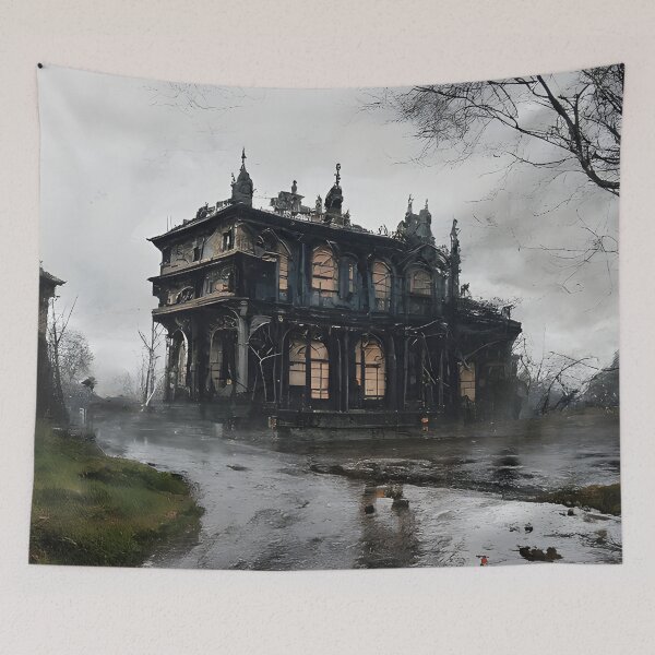 Item preview, Haunted Victiorian House designed and sold by fizzribbit.