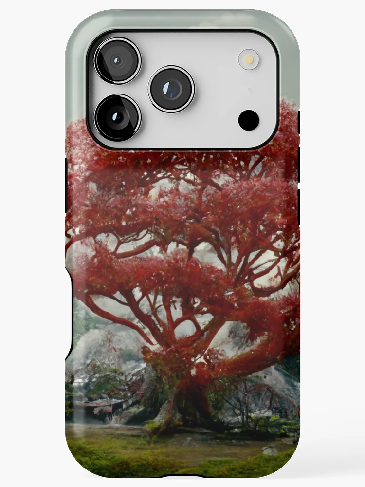 Thumbnail 1 of 4, iPhone Case, Red Crystal designed and sold by RicoInStudios.