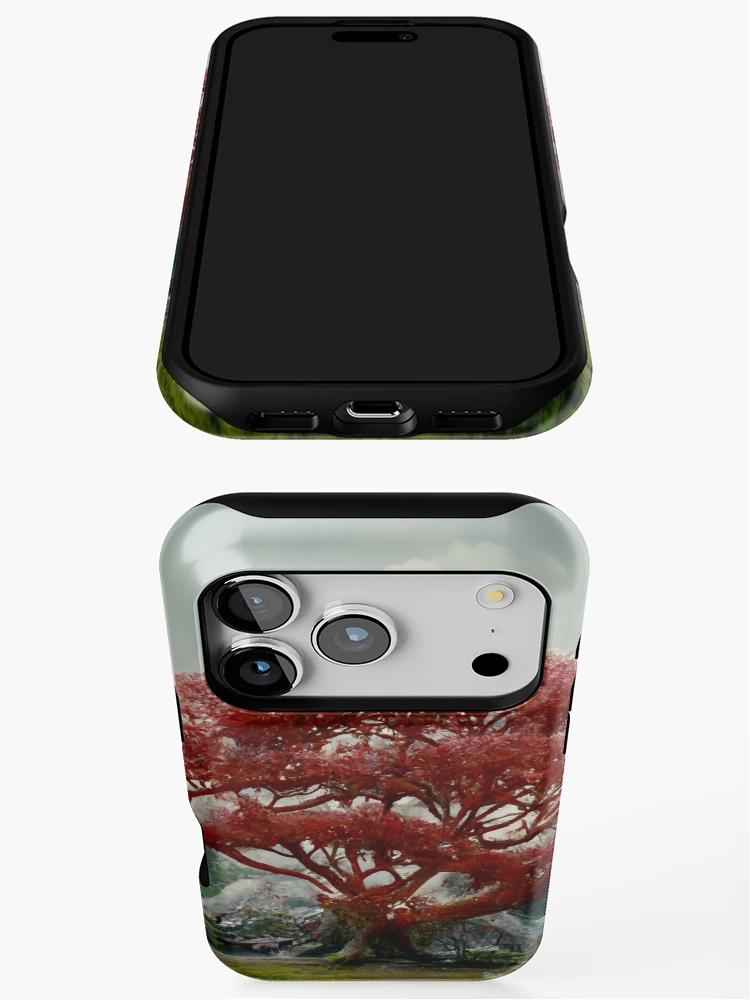 Thumbnail 3 of 4, iPhone Case, Red Crystal designed and sold by RicoInStudios.