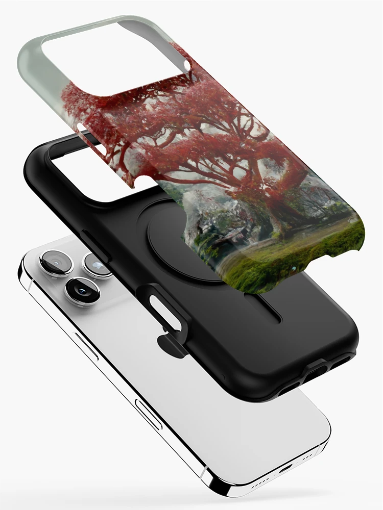 Thumbnail 2 of 4, iPhone Case, Red Crystal designed and sold by RicoInStudios.