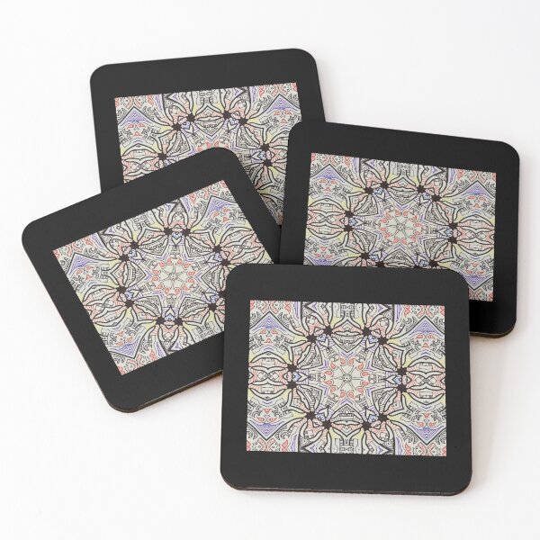 Item preview, Freehand Mandala Kaleidoscope 4 Mouse Pad designed and sold by saurelmosert.