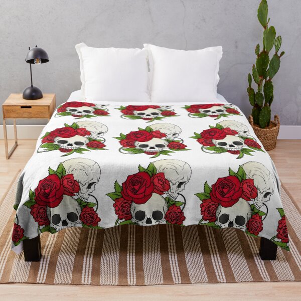 Item preview, Skulls and Red Roses - Love and Death designed and sold by RMelissart.