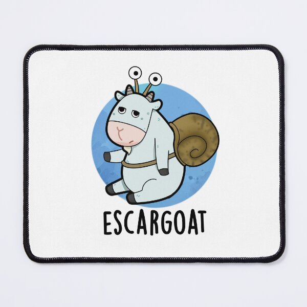 Item preview, Escar-goat Funny French Snail Puns  designed and sold by punnybone.