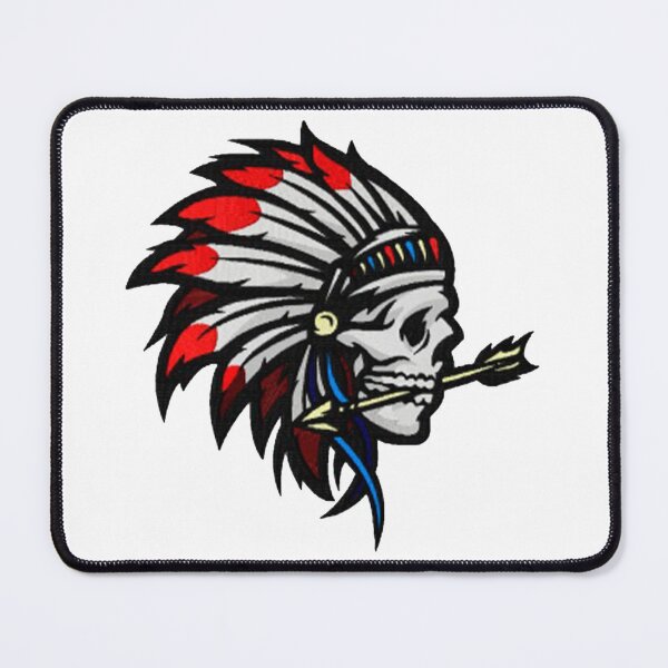 Item preview, ancient Indian with an arrow in his teeth designed and sold by si3iy.