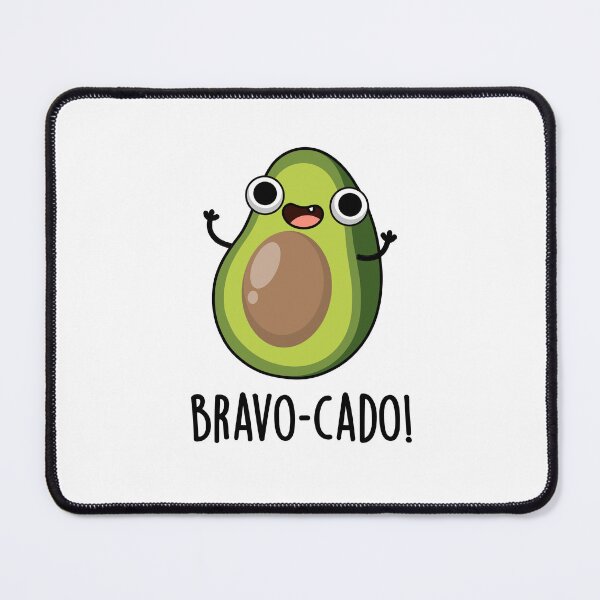 Item preview, Bravo-cado Funny Avocado Puns  designed and sold by punnybone.