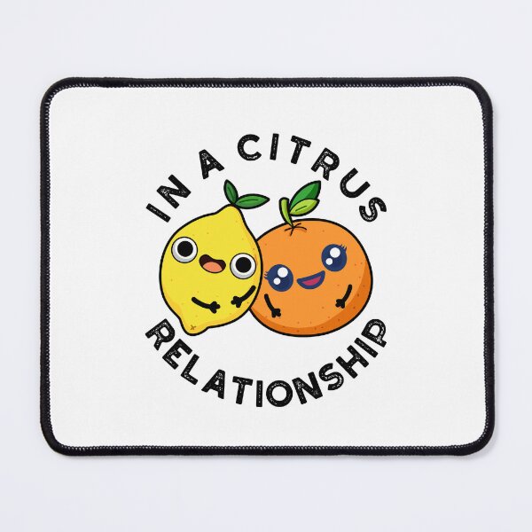 Item preview, In A Citrus Relationship Cute Fruit Puns designed and sold by punnybone.