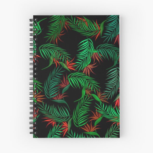 Item preview, Palm trees and flowers pattern designed and sold by Narkusdesign.