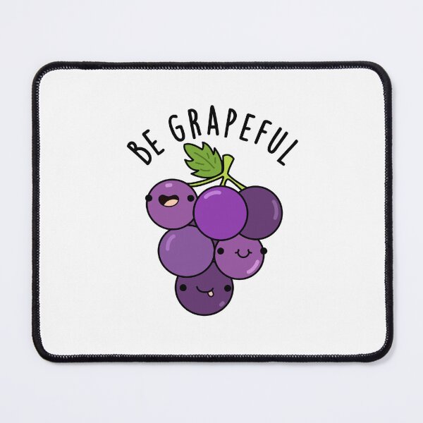 Item preview, Be Grapeful Grateful Funny Grape Puns  designed and sold by punnybone.