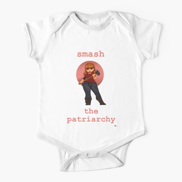 Smash the Patriarchy Short Sleeve Baby One-Piece
