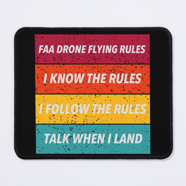 Item preview, DJI MINI 3 PRO FAA DRONE RULES T-SHIRT VINTAGE DISTRESSED designed and sold by stilgoe.