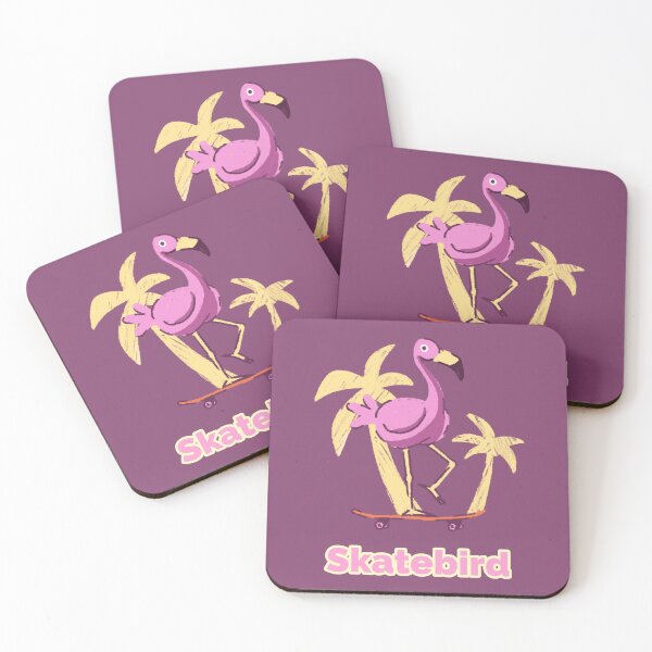 Item preview, Skatebird. Flamingo on Skateboard designed and sold by Rebel-Design.