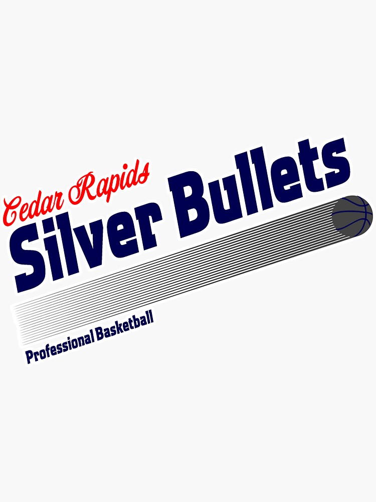 “Cedar Rapids Silver Bullets Basketball” Sticker for Sale by