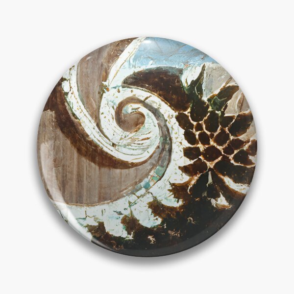 Item preview, Turquoise spiral abstract  designed and sold by fizzribbit.
